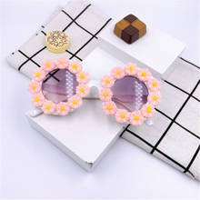 Gafas De Sol para niños y niñas, lentes De Sol con protección UV 400, con flores y margaritas pequeñas, 2021 2024 - compra barato