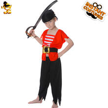 Disfraz de pirata para niños, ropa de fiesta de Halloween y Purim, Color Rojo 2024 - compra barato