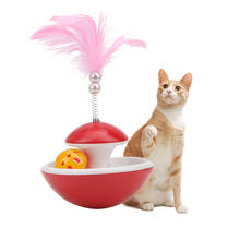NICEYARD Роллинг Когтеточка для кошек развлекательные игрушки для кошек массажер интерактивный перо шарик-игрушка для питомцев игрушки для кошек 2024 - купить недорого