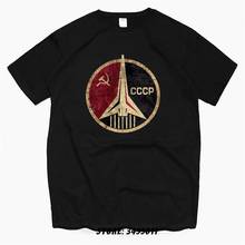 Cccp Russian Soviet Ussr Vinatge Tshirts Mens Plain T Shirts Premium Cotton Round Collar Leisure Tops & Tees Fast Ship 2024 - buy cheap