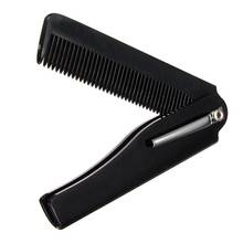 Pente de cabelo de viagem feito à mão, pente de cabelo feito à mão, profissional, da moda, de bolso, dobrável, pente de bigode, barba, venda quente 2024 - compre barato