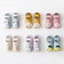 2021 Spring Summer Baby Socks Solid Color Infant Baby boy Floor Socks Soft Cotton Anti-slip Boat Socks For Girls 2024 - buy cheap