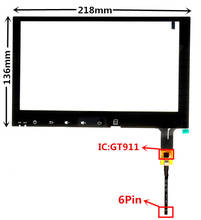 9 дюймов GT911 емкостный сенсорный дигитайзер для автомобиля DVD GPS навигация Мультимедиа сенсорный экран панель Стекло 2024 - купить недорого