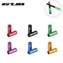 GUB 10 шт., 4 мм, 5 мм, алюминиевый тормозной кабель, колпачок для MTB дорожного велосипеда, цветной кабель, велосипедный переключатель, тормозной кабель, Концевая крышка 2024 - купить недорого