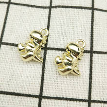 10pcs dinosaur charm jewelry accessories earring pendant bracelet necklace charms zinc alloy diy finding 11x17mm 2024 - buy cheap