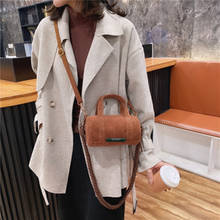 bags for women 2021 new mini fashion corduroy pillow round shoulder messenger bag all-match handbag 2024 - buy cheap