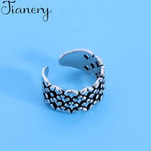 JIANERY Bohemian Vintage Silver Color Hollow Rings For Women Female Fashion Party Jewelry Wedding Gifts 2024 - buy cheap