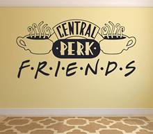 Logo Wall Decal Central Perk Friends TV Show Door Window Vinyl Sticker Bedroom Living Room House Interior Decor Words Mural Q365 2024 - buy cheap