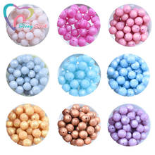 100 PCS 12-15MM Silicone Round Teething Beads DIY Pacifier Chain Necklace Jewelry Teether Nursing Chewable Perle Beads BPA Free 2024 - buy cheap