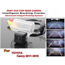 Smart Tracks Chip Camera / For TOYOTA Camry XV50 2011~2018 HD CCD Intelligent Dynamic Parking Car Rear View Camera 2024 - buy cheap