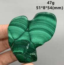 BEST! 100% Natural green malachite polished mineral specimen slice rough stone quartz Stones and crystals Healing crystal 2024 - buy cheap