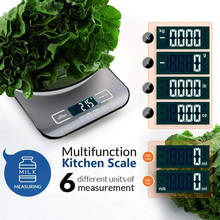 11 LB/5KG Digital Kitchen Scale Electronic Food Scales Measuring Tools LCD Display & Stainless Steel Platform Baking Accessories 2024 - buy cheap