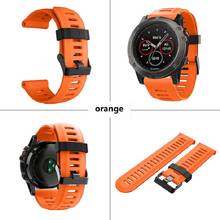 Pulseira de relógio de pulso de borracha, pulseira de relógio de pulso de borracha de silicone para garmin fenix 3 fenix3 hr, pulseiras de relógio gps de frequência cardíaca, acessório inteligente com ferramentas 2024 - compre barato