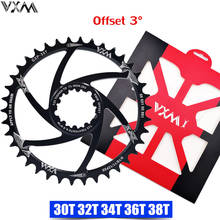 Coroa de bicicleta vxm, coroa estreita larga para bicicleta 30t/32t/34t/36t/38t, para sram 8/9/10/11/12s nx xx xo gx gxp11 x1 offset 3mm 2024 - compre barato