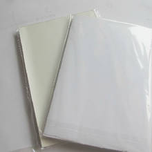 50 листов, хорошее качество печати, водонепроницаемая самоклеящаяся белая фотобумага A4 для лазерного принтера-RJ0003 2024 - купить недорого