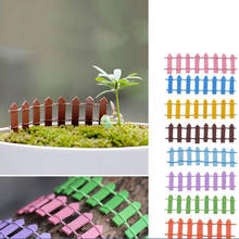 5Pcs Miniature Small Wood Fence DIY Fairy Garden Micro Dollhouse Gates Decor RANDOM COLOR  New~ 2024 - buy cheap