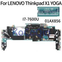 KoCoQin laptop Motherboard For LENOVO Thinkpad X1 YOGA Core SR33Z I7-7600U 16GB Mainboard 16822-1 448.0A912.0011 01AX856 2024 - buy cheap