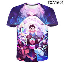 2020 New T Shirt Men Women Children 3D Printed Cartoon Anime Steven Universe T-Shirt Kids Boy Girl Short Sleeve Tops Cool Tee 2024 - buy cheap