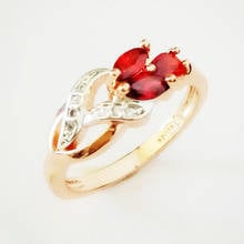 Fashion Rings 585 Gold Color Women Jewelry Hot Selling Cute Pink Cubic Zircon Rings Designs for Lady 2024 - buy cheap