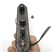 Placa de controle pré-carregada com fio de 3 vias, sela interruptor de botões para partes de guitarra tl telecaster 2024 - compre barato