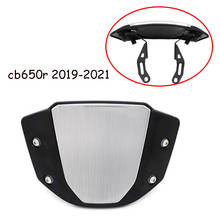 Parabrisas delantero para motocicleta, Deflector de viento para Honda cb650r, 2019-2021CB, 650R, CB1000R 2024 - compra barato