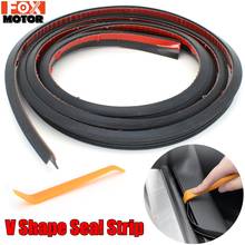 V Type Car Door Glass Rubber Sealing Side Window Seal Strip Sealant Weatherstrip Auto Seals Soundproof For VW Audi Kia Ford BMW 2024 - buy cheap