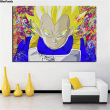 Pintura en lienzo de Vegito de Anime japonés, póster impreso al óleo, arte de pared, imagen de dibujos animados para decoración del hogar y sala de estar 2024 - compra barato