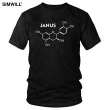 Мужская футболка Janus Molecule, уличная одежда, Забавные футболки в стиле ретро, ТВ, утопия, модная серия, футболки с коротким рукавом, чистый хлопок, летняя футболка 2024 - купить недорого