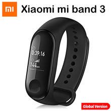 В наличии оригинальный Xiaomi mi Band 4 смарт-браслеты mi band 3 Браслет фитнес-трекер для измерения сердечного ритма сенсорный экран водонепроницаемый банда4 2024 - купить недорого