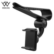 XMXCZKJ 360 Degrees Rotating Car Holder Universal Phone Car Stand Sun Visor Mount Mobile Phone Holder For Xiaomi iPhone X XS 8 2024 - buy cheap