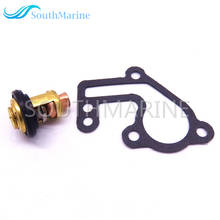 Boat Motor 6F5-12411-01 6F5-12411-02 6F5-12411-03 Thermostat and 682-12414-A1 Gasket for Yamaha 9.9hp 15hp 25HP 30HP 40HP Outboa 2024 - buy cheap