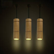 E27 New Chinese Style Bamboo Chandelier Restaurant Bar Japanese Style Primary Color Bamboo Lamp Restaurant Light  Lamps 2024 - buy cheap