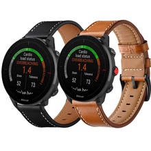 Pulseira de couro genuíno para polar ignite, pulseira inteligente para vendage m grit x, homem, mulher, fashion, acessórios de pulseira de substituição 2024 - compre barato