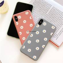 Daisy Flower Case For iphone X XS MAX X XR 12 mini 11 12 Pro Max iphone 6 6s 7 8 Plus X XS Max SE 2020 Soft Silicone Cover Cases 2024 - buy cheap