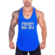 New Mesh Men's Tank Top Muscle Fashion Sports Workout Gym Clothing Bodybuilding Sleeveless Fitness Quick-drying Stretch Vest 2024 - buy cheap