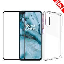 2-in-1 Ultra-thin tpu case + Screen Tempered Glass For Oneplus Nord Screen Protector Glass For One plus Nord protective Glass 2024 - buy cheap