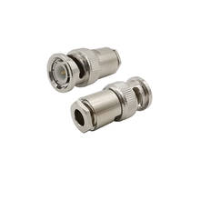 BNC Male Plug Q9 Clamp RF Connector for RG58 LMR195 RG142 RG223 50-3 Cable RF Coax BNC Plug Adapter 2024 - buy cheap