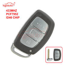 KIGOAUTO botón 3 433Mhz PCF7952 para Hyundai Elantra llave inteligente mando a distancia de coche 2024 - compra barato