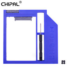 Chifoxconn-caixa para 2 ° hdd, caddy 3.0mm 9.5mm com chip sata 2.5, capa para disco rígido ssd de "e 2t para notebook optibay 2024 - compre barato