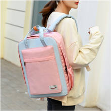 Fashion Patchwork Women Backpack Waterproof Backpack Bags for Women College Travel Backpacks Teenagers Girls Large Capacity Bag 2024 - buy cheap