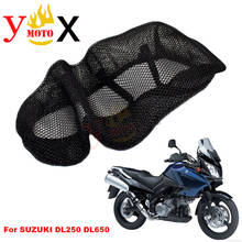 Funda de asiento de malla, protector de cojín, aislamiento transpirable, Red a prueba de Sol para SUZUKI v-strom 650 250 VSTROM650 VSTROM250 DL650 DL250 2024 - compra barato