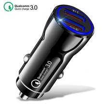 Dual Port Quick Charge 3.0 USB Car Charger Fast Charging Mobile Phone 10W Wireless Car Charger Auto Charge for Samsung Huawei Mi 2024 - buy cheap