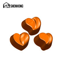 SHENHONG Polycarbonate Chocolate Moulds 3D Heart Shape Candy Molds Lover Wedding Confectionery Dessert Bake Tray Pastry Tools 2024 - buy cheap