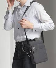 Tinpu bolsa mensageiro masculina, bolsa transversal de lona casual, 9.7 polegadas para armazenamento de ipad, bolsa de viagem para trabalho, bolsa masculina 2024 - compre barato