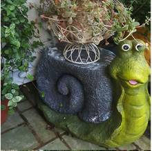American Cement Snail Turtle Sculpture Decoration Villa Garden Kindergarten Outdoor Landscape Simulation Animal Figurines Crafts 2024 - buy cheap