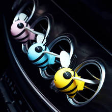 Lovely Cartoon Bee Car Perfume Car Air Freshener Car Air Outlet Clip Flavor In The Car For Audi Accessories Interior 2024 - buy cheap