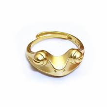 2021 Frog Animal Rings Cute Design Realistic Handmade Metal Jewelry Accessories Open Adjustable Women Finger Ring 2024 - buy cheap