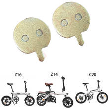 Almofada de freio de disco de bicicleta para himo c20 z14 z16 bicicleta elétrica pastilhas de freio de disco de metal hidráulico semi-metálico ciclismo pastilhas de freio 2024 - compre barato