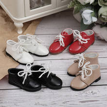 Shoes For Doll BJD 1 pair 6cm PU Leather Fashion Mini Toy Lace Canvas Shoes 1/4 Doll for Fairyland Luts Doll Accessories  luodol 2024 - buy cheap