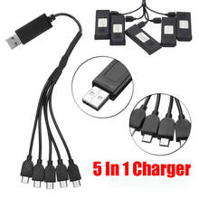 For XS809S SG700 Rc Drone 5 In 1 Multi Battery Charger Usb Charging Connector Cable  Charging Sg700s Xs809 Xs812 2024 - buy cheap